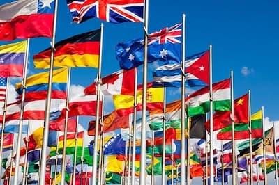 country flags from around the world
